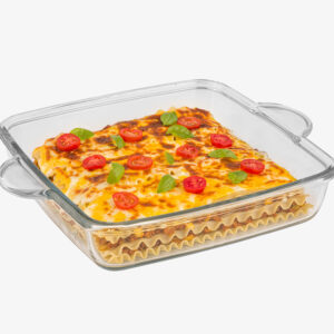 تابه چهارگوش شیشه‌ای 3 لیتر