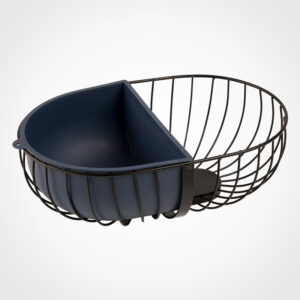 سبد میوه بیضی فلزی