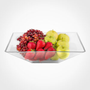 میوه خوری شیشه ای مربع