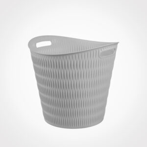 سبد رخت گرد طرح بامبو