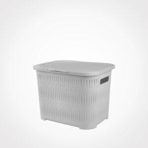 سبد رخت دربدار کوتاه طرح بامبو