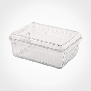 ظرف شیشه ای 1.1 لیتر درب اکرولیک