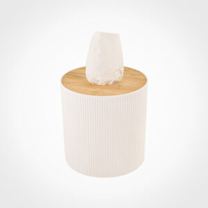 جا دستمال استوانه ای رویه چوبی