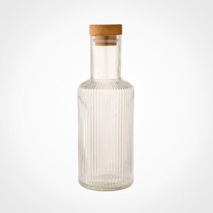 بطری آب درب چوبی 700 میلی لیتر