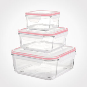 ظرف شیشه ای 6 پارچه