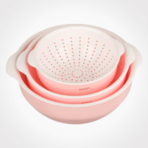 ست کاسه و آبکش گرد