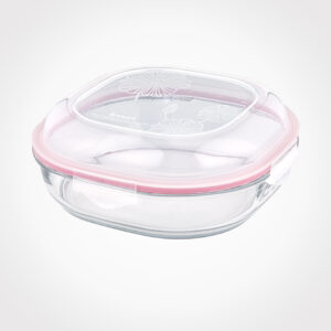 ظرف شیشه ای سرو و نگهداری دربدار 2.750 لیتر