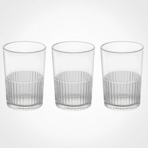 لیوان شیشه ای 3 عددی