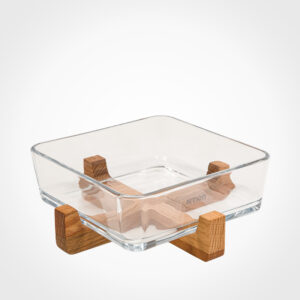 ظرف سرو پایه چوبی