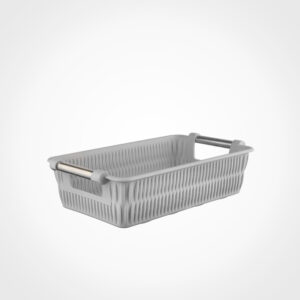 سبد طرح بامبو دسته استیل 3