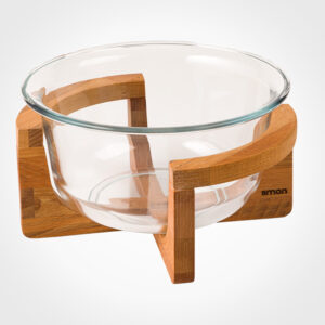 کاسه سرو پایه چوبی 3 لیتر