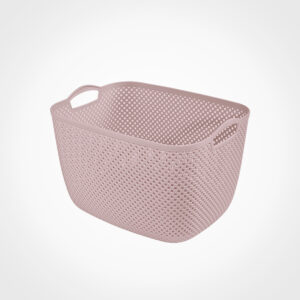 سبد رخت مستطیل متوسط طرح بافت