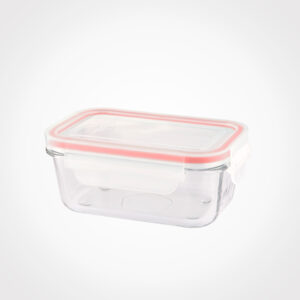 ظرف شیشه ای مستطیل 400 میلی لیتر