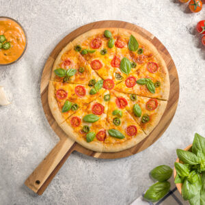 تخته سرو گرد چوبی بزرگ