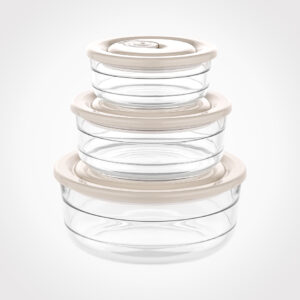 ست ظرف شیشه ای وکیومی تاریخ دار