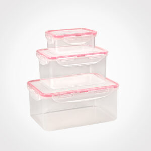 سرویس ظرف فریزری 6 پارچه مستطیل