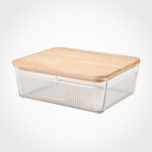 ظرف شیشه ای در چوبی 2.250 لیتر