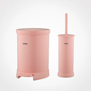 سطل و فرچه درب رنگی لیمون