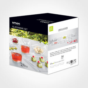 سرویس پذیرایی 27 پارچه شیشه ای