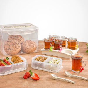 سرویس چای و صبحانه خوری مسافرتی 6 نفره